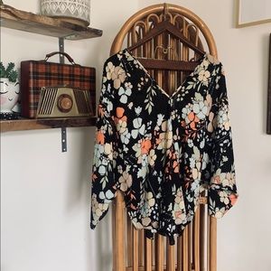 Floral Kimono Blouse